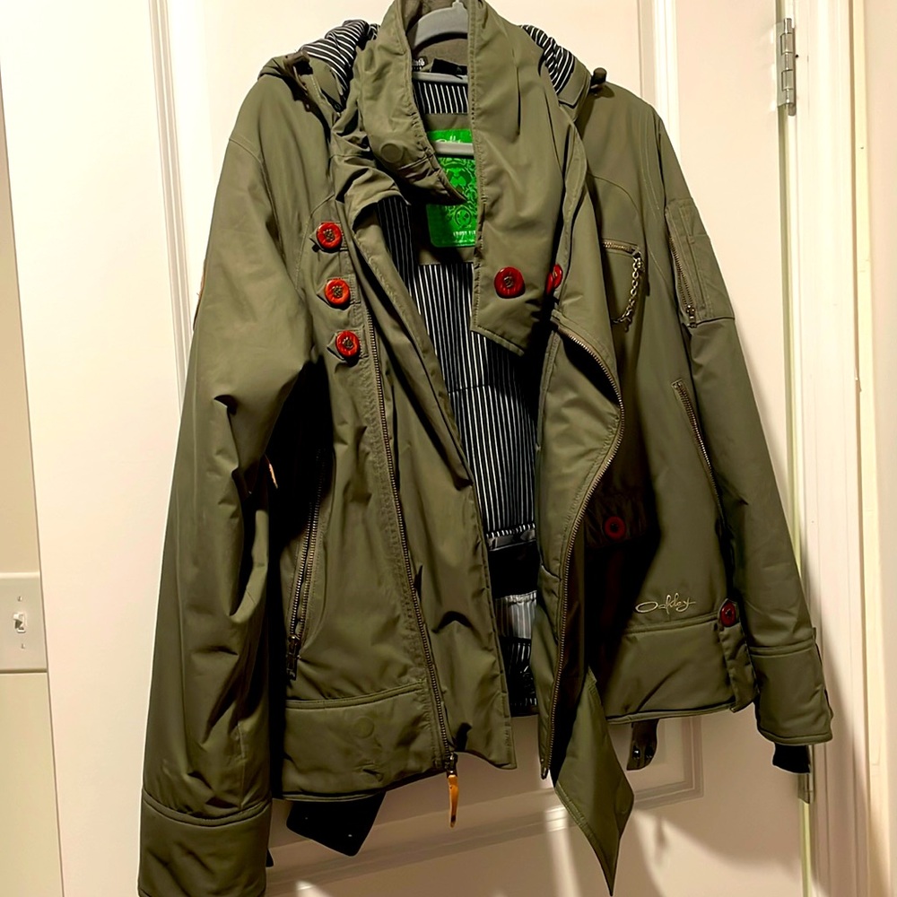 Dark green jacket sporty